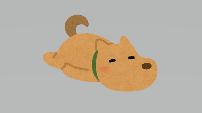 眠気に負けてウトウト…